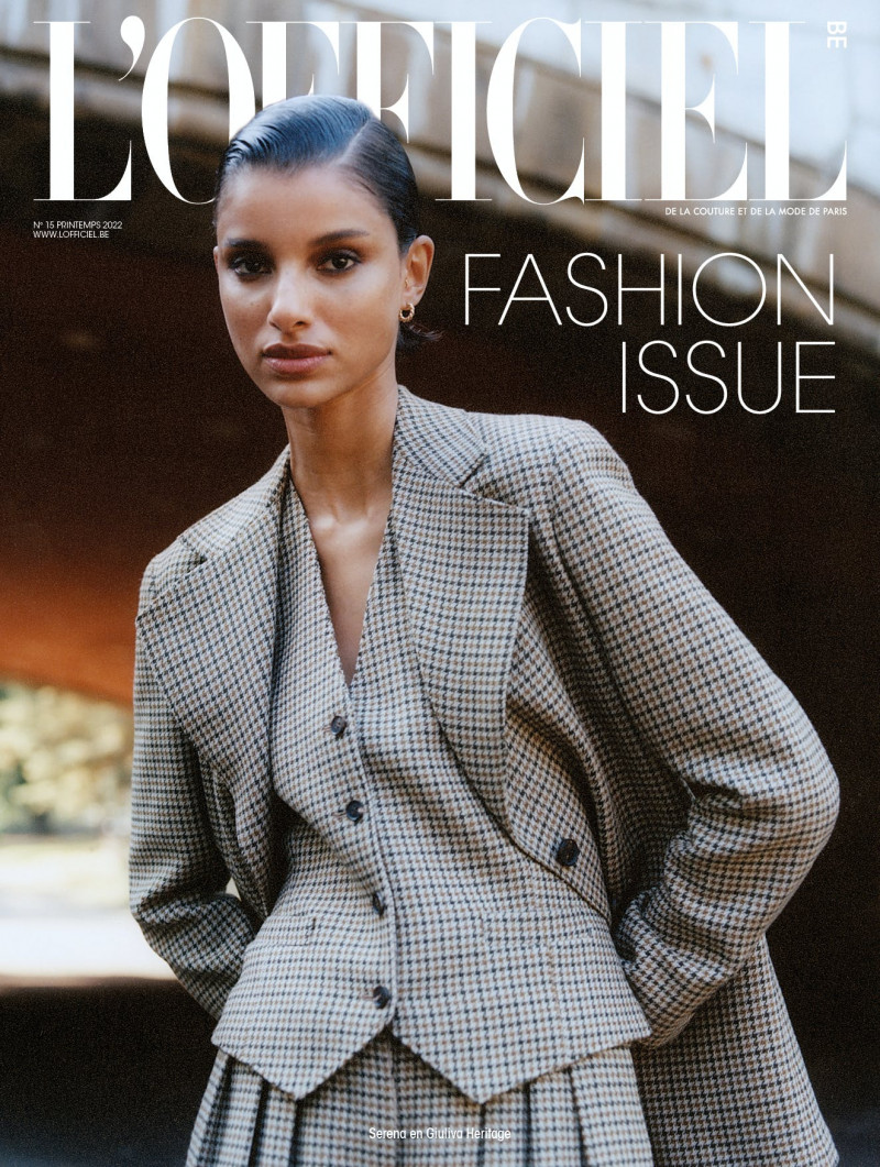 Serena Marques featured on the L\'Officiel Belgium cover from April 2022
