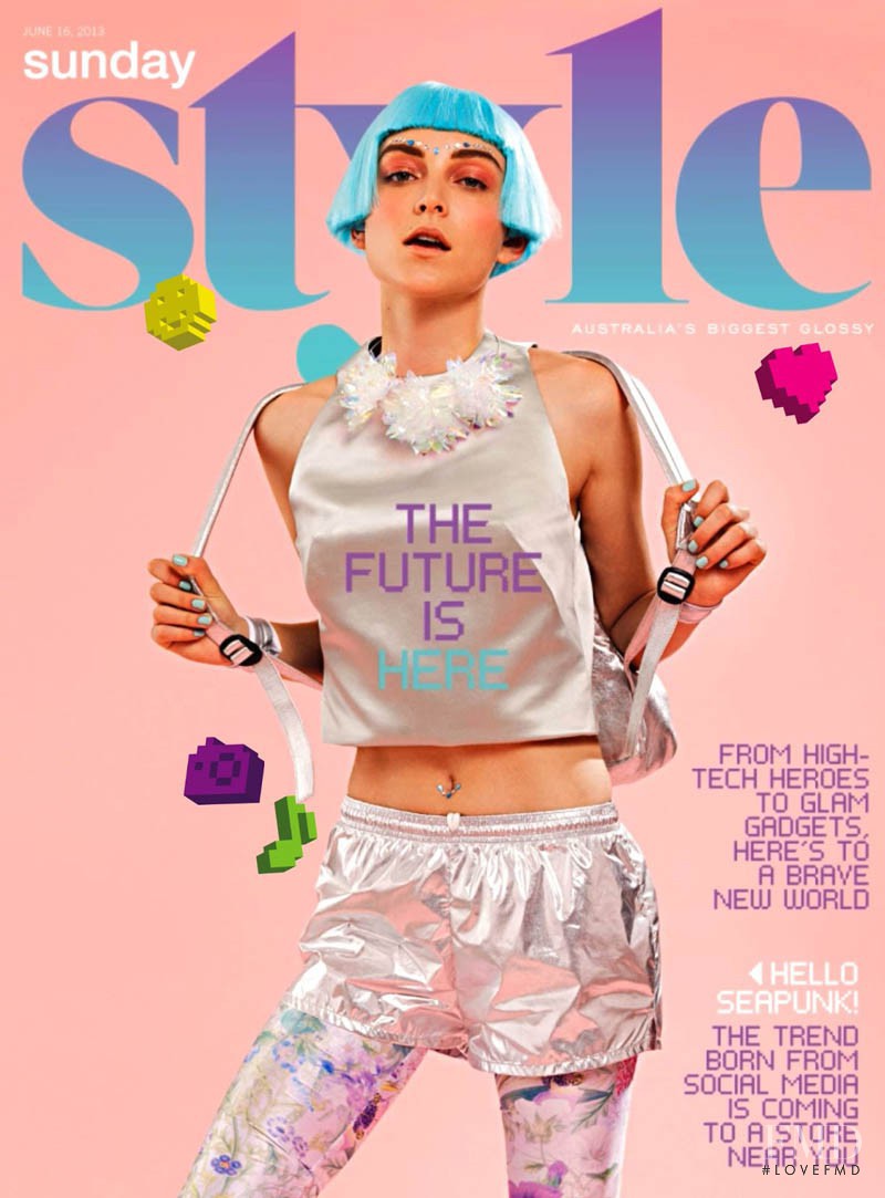 Ollie Henderson featured on the Sunday Style Australia cover from June 2013