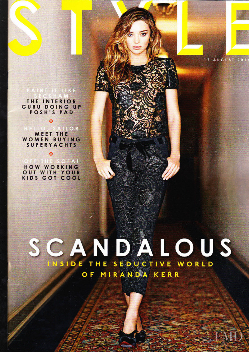 Miranda Kerr featured on the Sunday Style Australia cover from August 2014