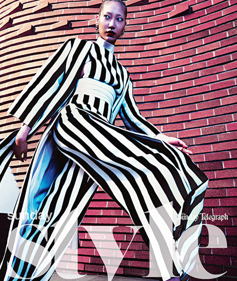 Soo Joo Park featured on the Sunday Style Australia cover from July 2015