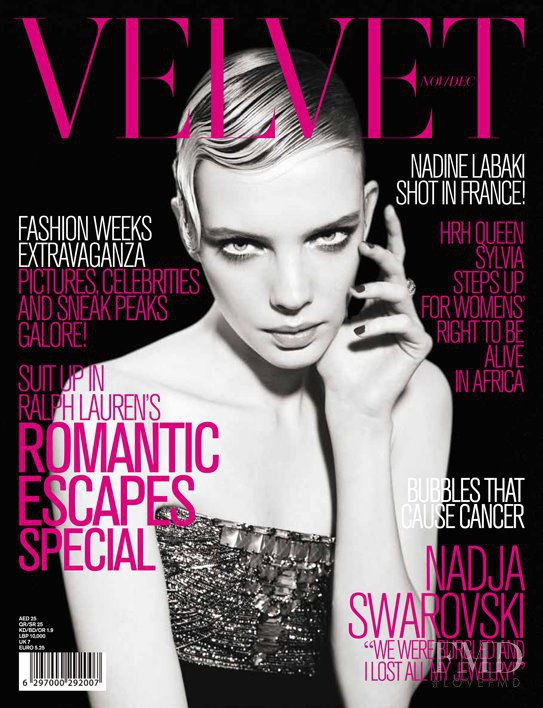 Sophie Srej featured on the Velvet United Arab Emirates cover from November 2011