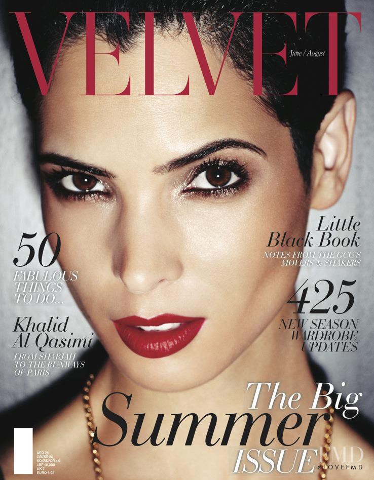 Hanaa Ben Abdesslem featured on the Velvet United Arab Emirates cover from June 2012