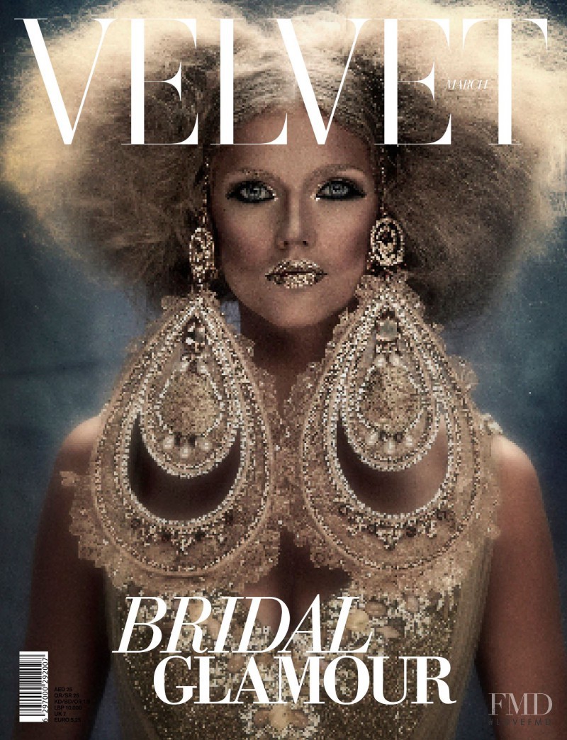 Tetiana Savchuk featured on the Velvet United Arab Emirates cover from March 2012