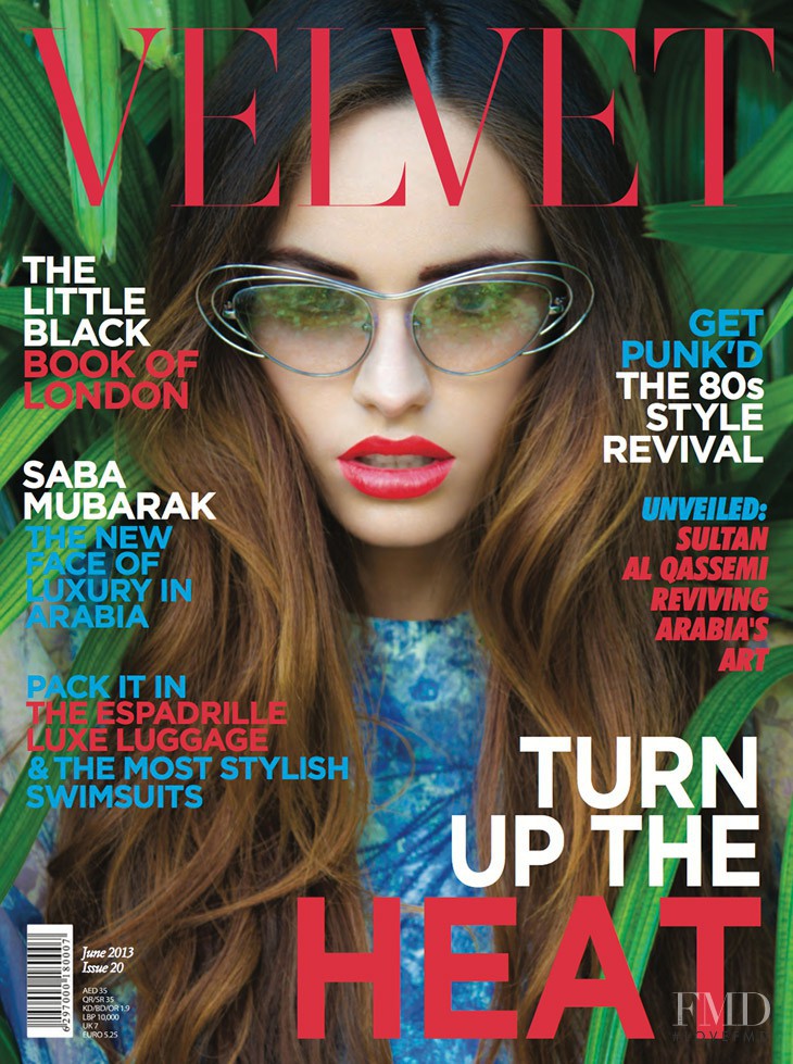 Briley Hale featured on the Velvet United Arab Emirates cover from June 2013