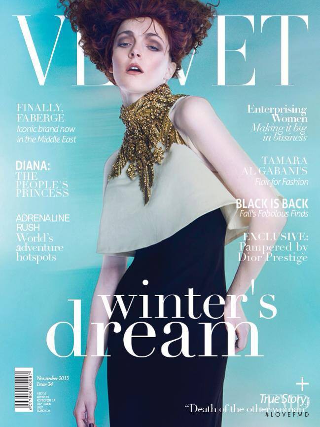  featured on the Velvet United Arab Emirates cover from November 2013