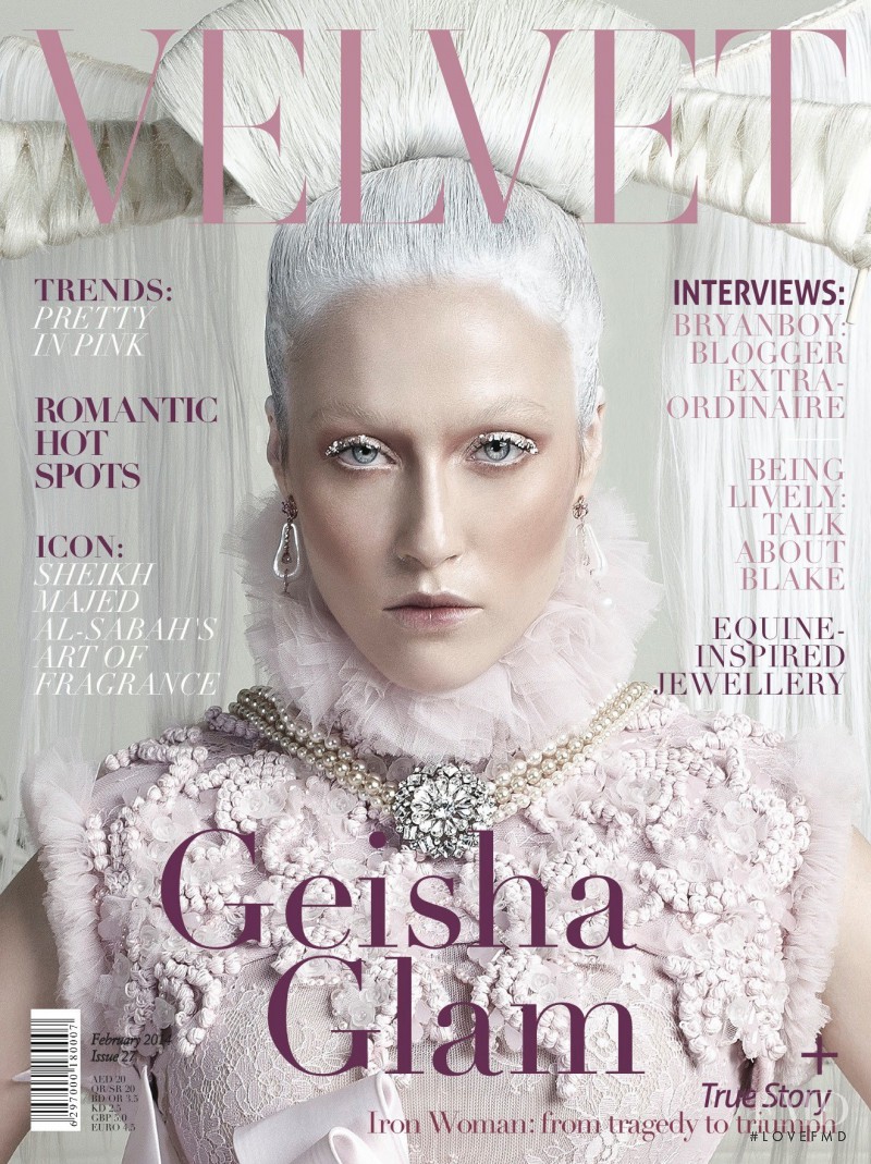  featured on the Velvet United Arab Emirates cover from February 2014
