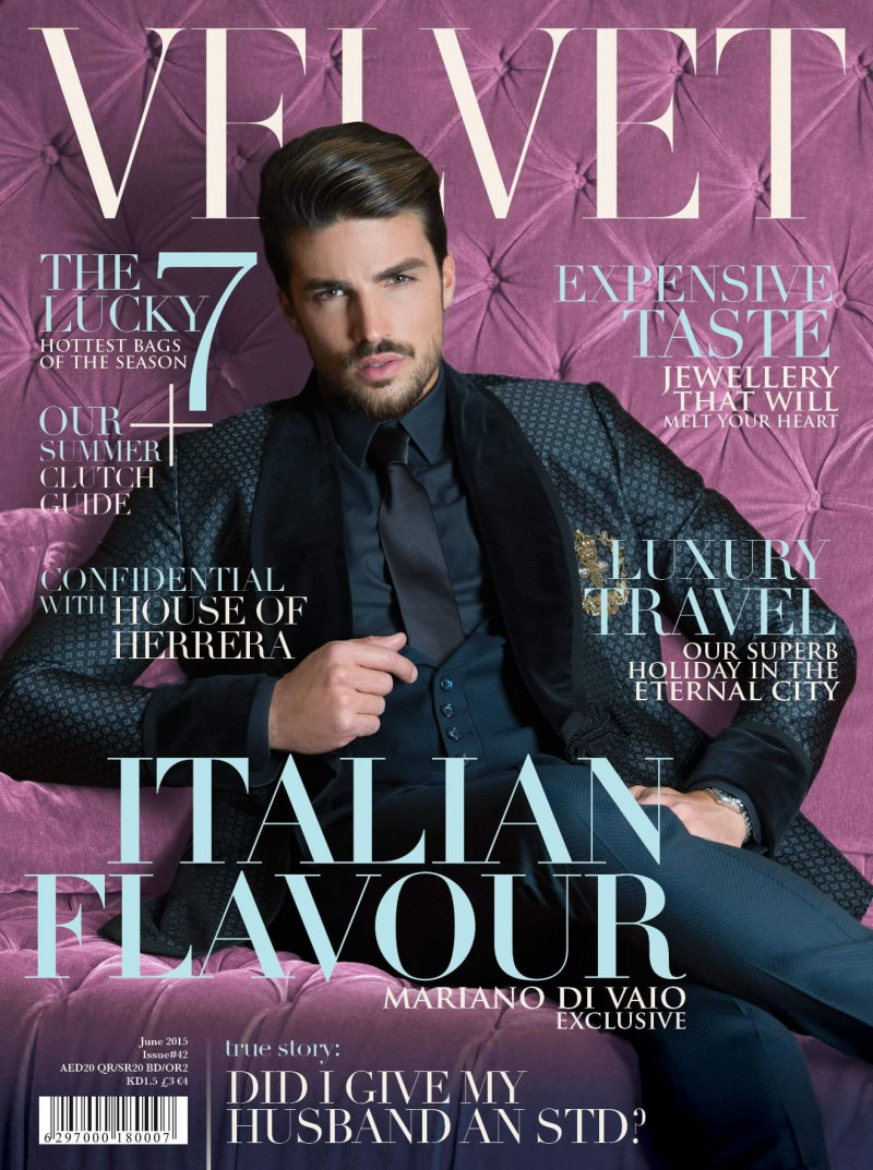 Mariano Di Vaio featured on the Velvet United Arab Emirates cover from June 2015