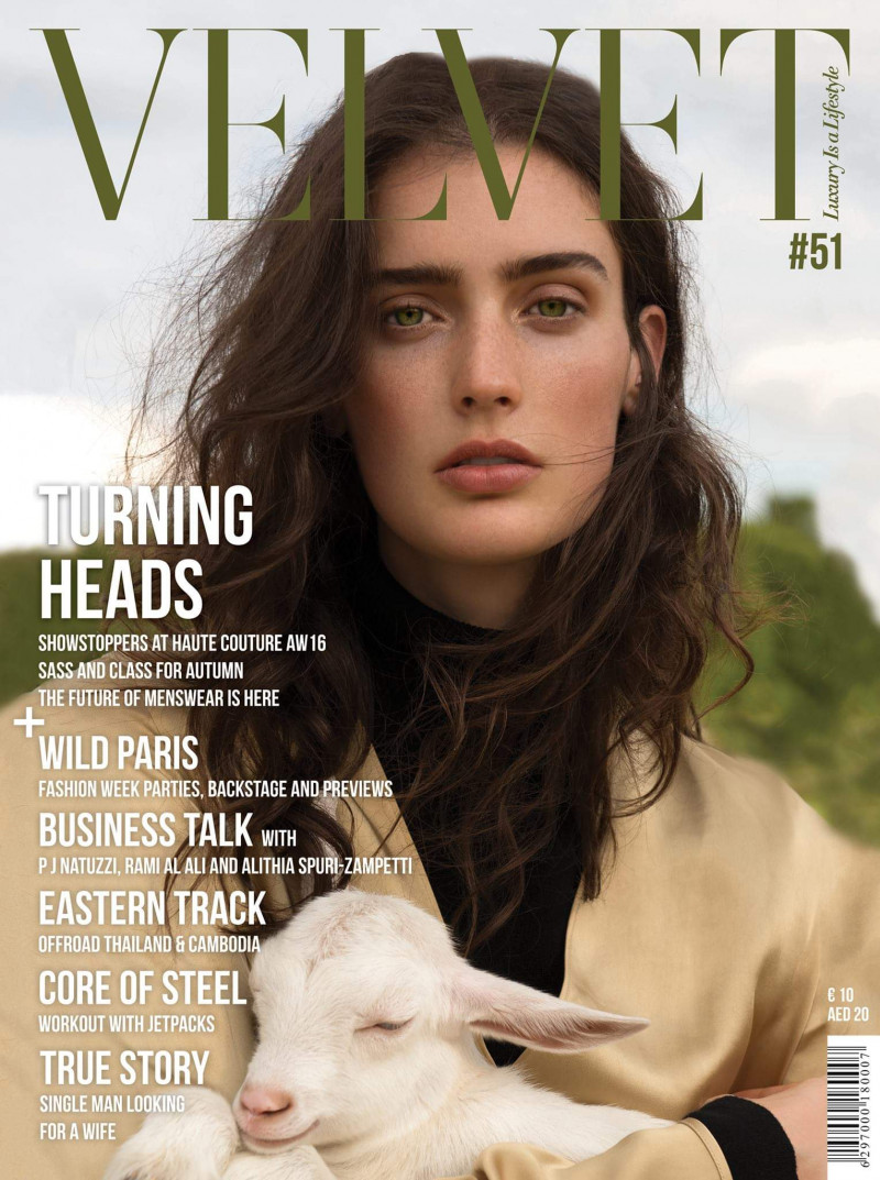Marizanne Visser featured on the Velvet United Arab Emirates cover from September 2016