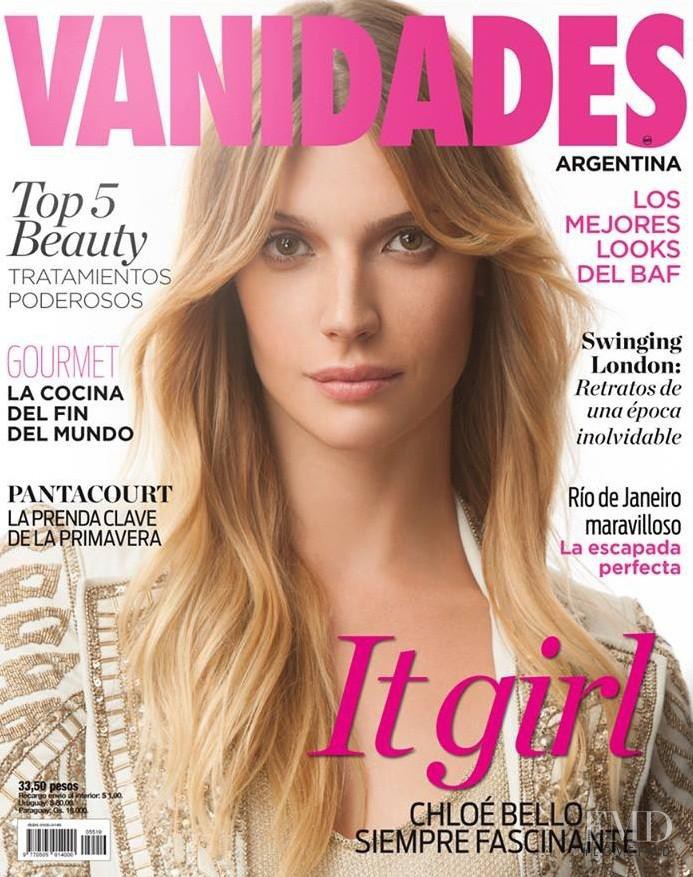 Chloé Bello Portela featured on the Vanidades Argentina cover from September 2015