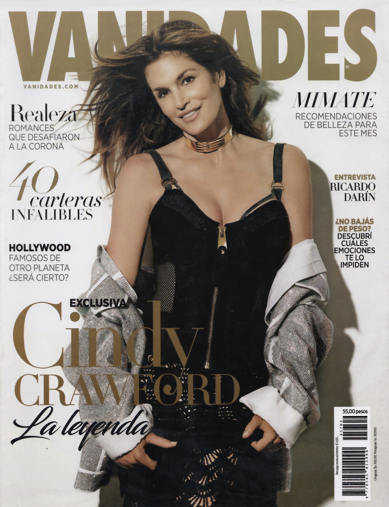 Cindy Crawford featured on the Vanidades Argentina cover from September 2017