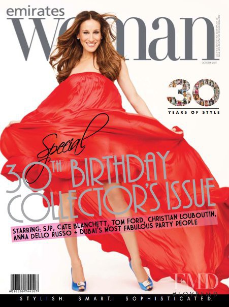 Sahra Jessica Parker featured on the Emirates Woman cover from October 2011