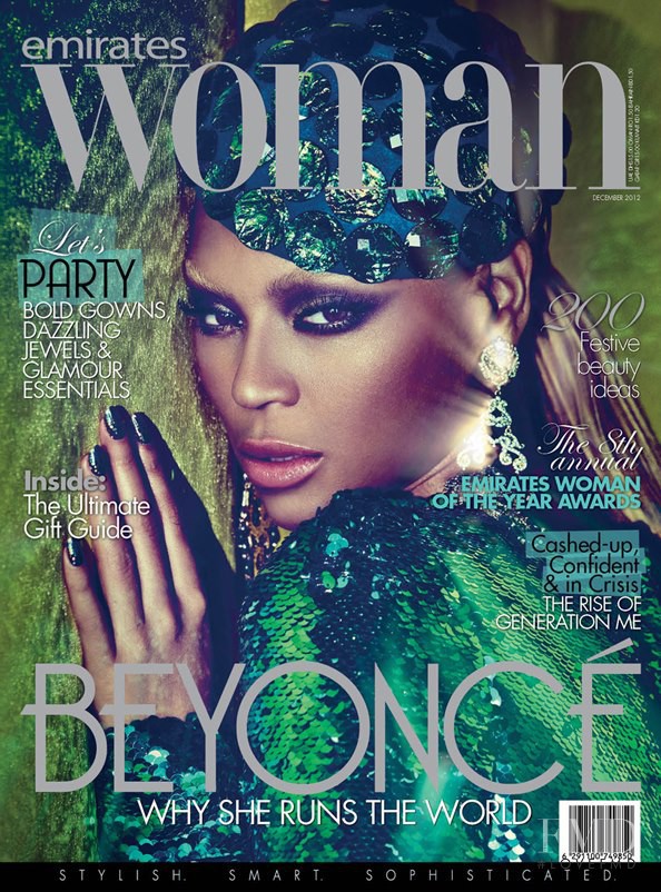 Beyoncé
 featured on the Emirates Woman cover from December 2012