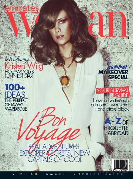 Kristen Wiig featured on the Emirates Woman cover from June 2012