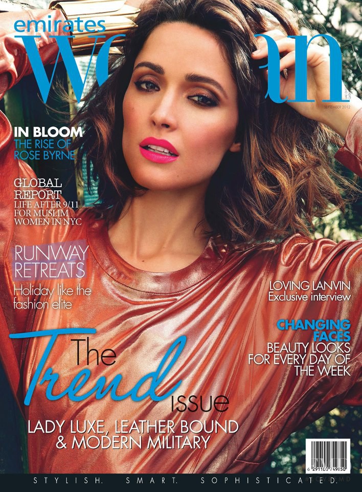 Rose Byrne featured on the Emirates Woman cover from September 2012