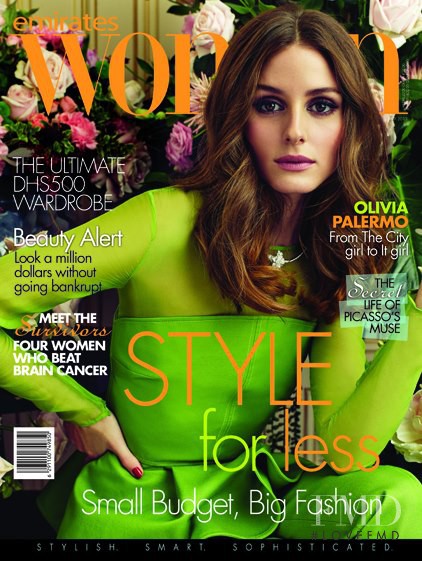 Olivia Palermo featured on the Emirates Woman cover from May 2013