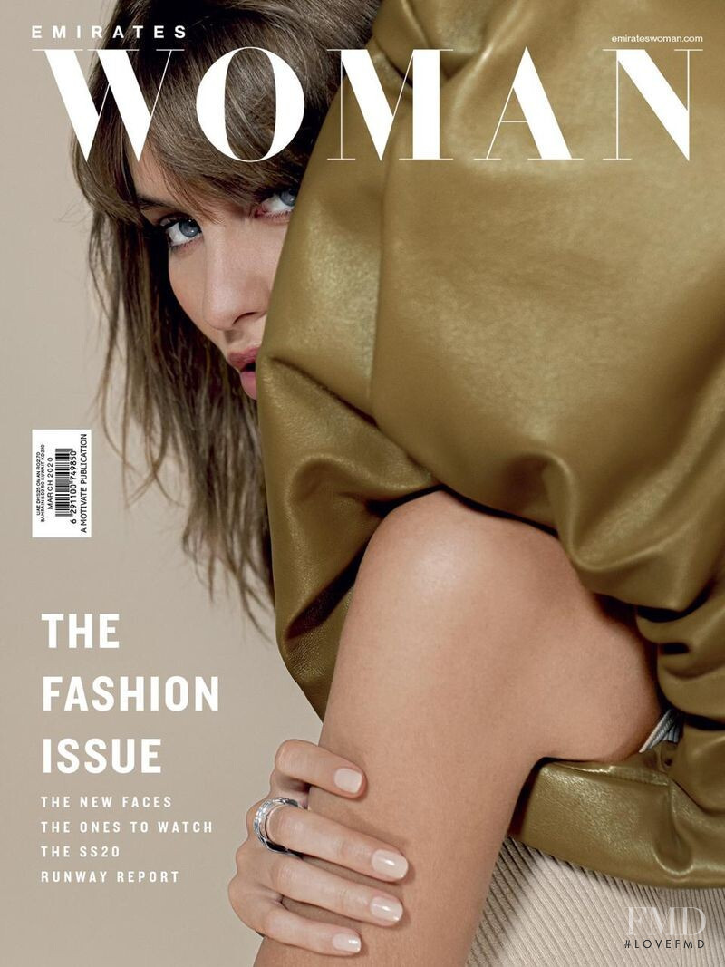 Lena Simonne featured on the Emirates Woman cover from March 2020