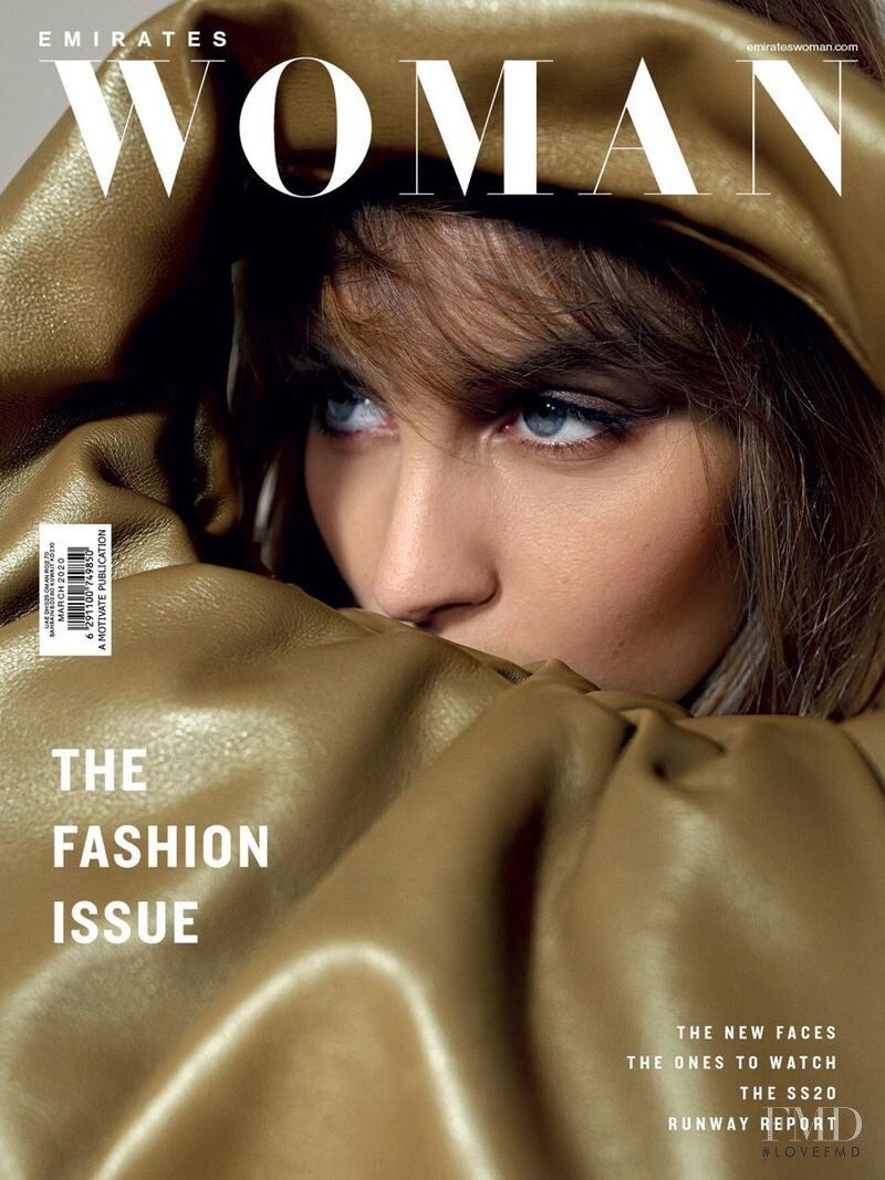 Lena Simonne featured on the Emirates Woman cover from March 2020