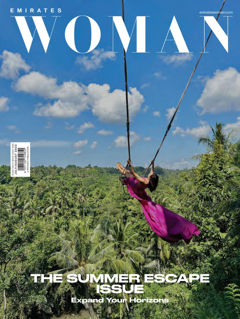  featured on the Emirates Woman cover from July 2023