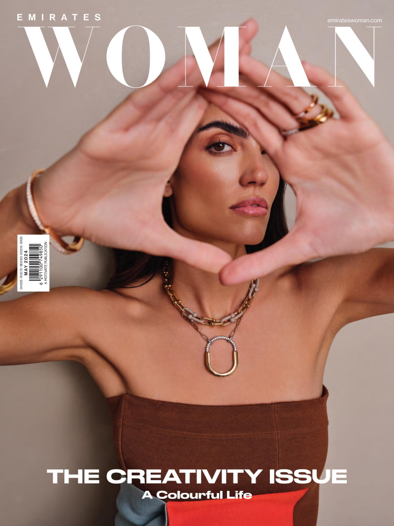 Azul Gonzalez Aparicio featured on the Emirates Woman cover from May 2024