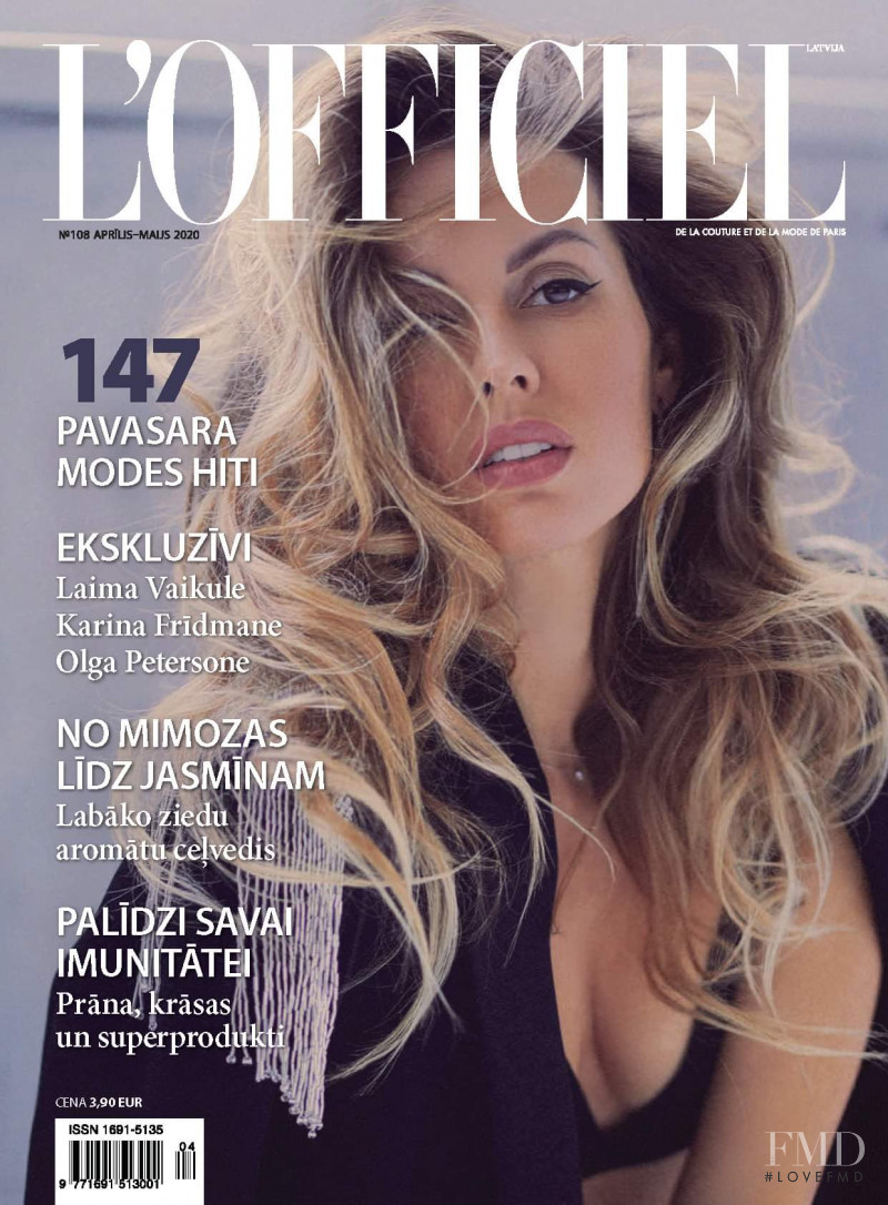  featured on the L\'Officiel Latvia cover from April 2020