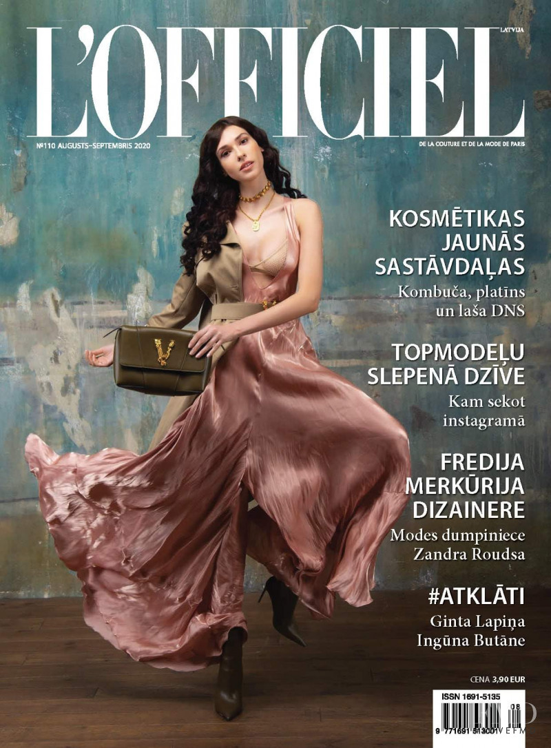  featured on the L\'Officiel Latvia cover from August 2020