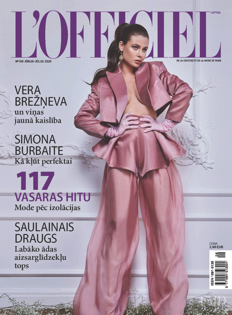  featured on the L\'Officiel Latvia cover from June 2020
