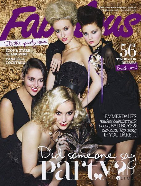  featured on the Fabulous cover from November 2010