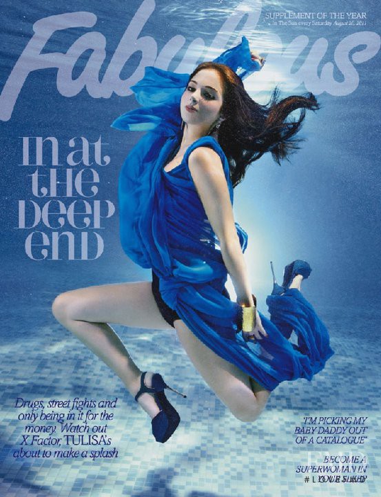  featured on the Fabulous cover from August 2011