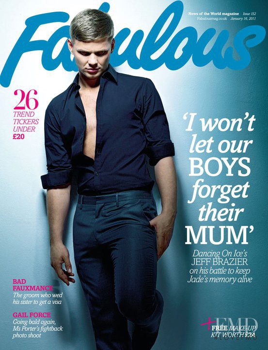Jeff Brazier
 featured on the Fabulous cover from January 2011