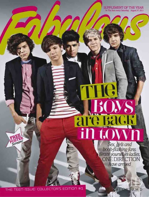  featured on the Fabulous cover from July 2011