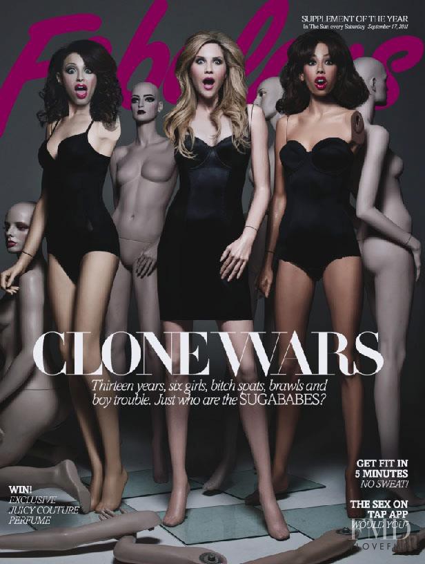 Sugababes featured on the Fabulous cover from September 2011