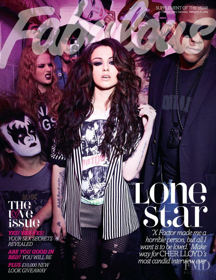 Cher Lloyd featured on the Fabulous cover from February 2012