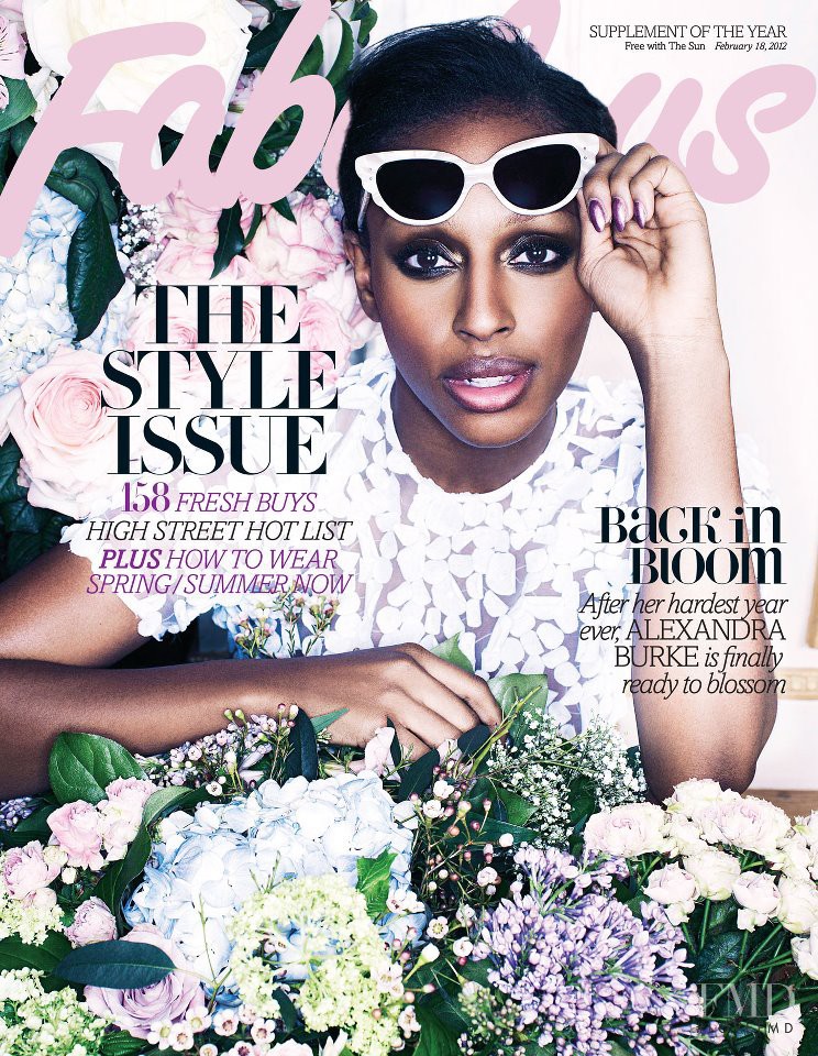 Alexandra Burke featured on the Fabulous cover from February 2012