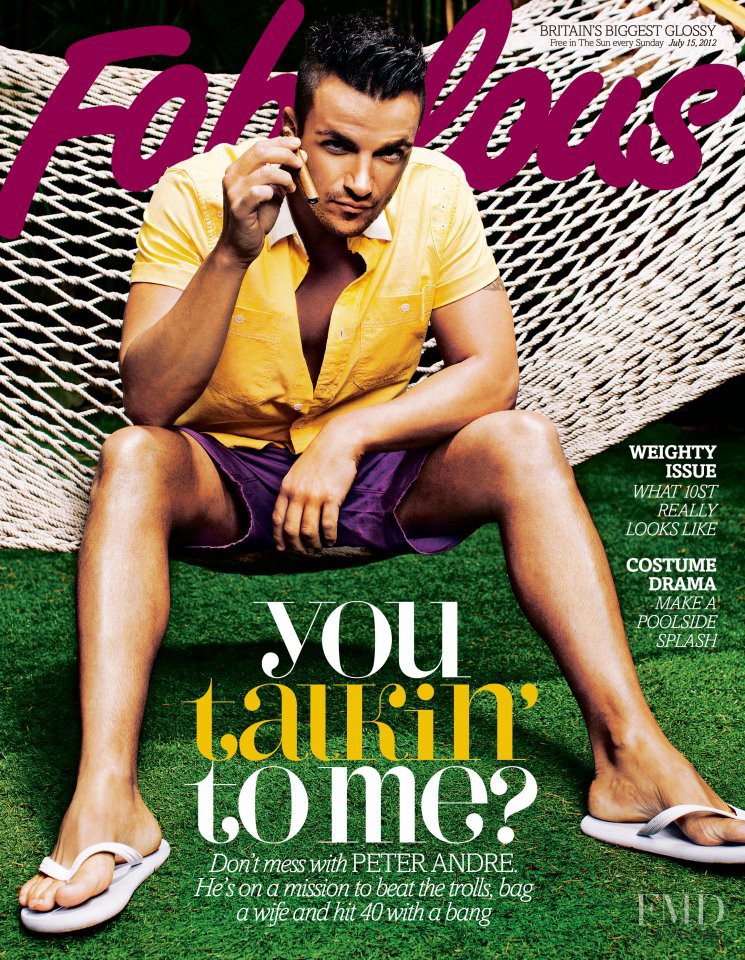 Peter Andre featured on the Fabulous cover from July 2012