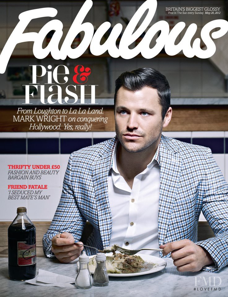 Mark Wright featured on the Fabulous cover from May 2012