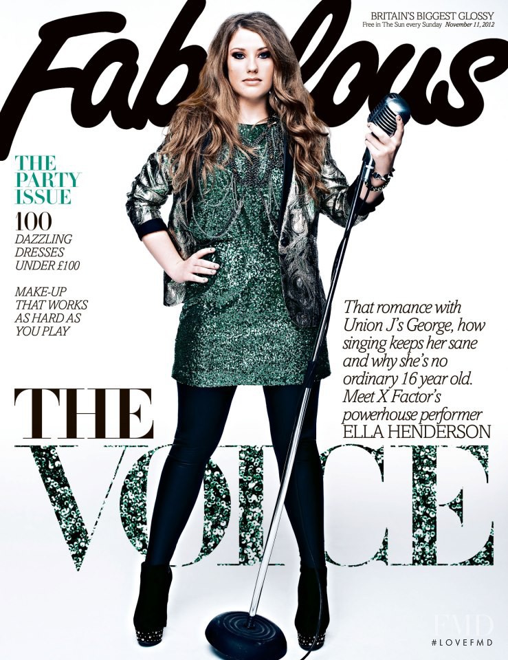 Ella Henderson featured on the Fabulous cover from November 2012