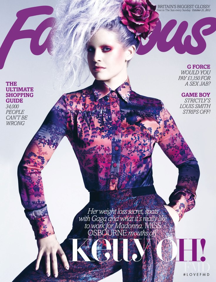 Kelly Osbourne featured on the Fabulous cover from October 2012