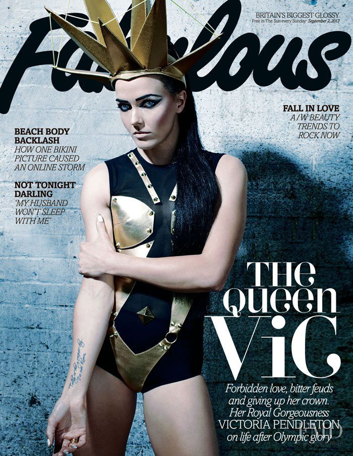 Victoria Pendleton featured on the Fabulous cover from September 2012