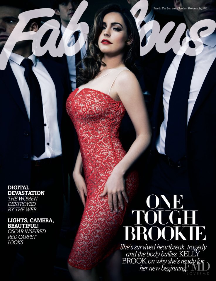 Kelly Brook
 featured on the Fabulous cover from February 2013