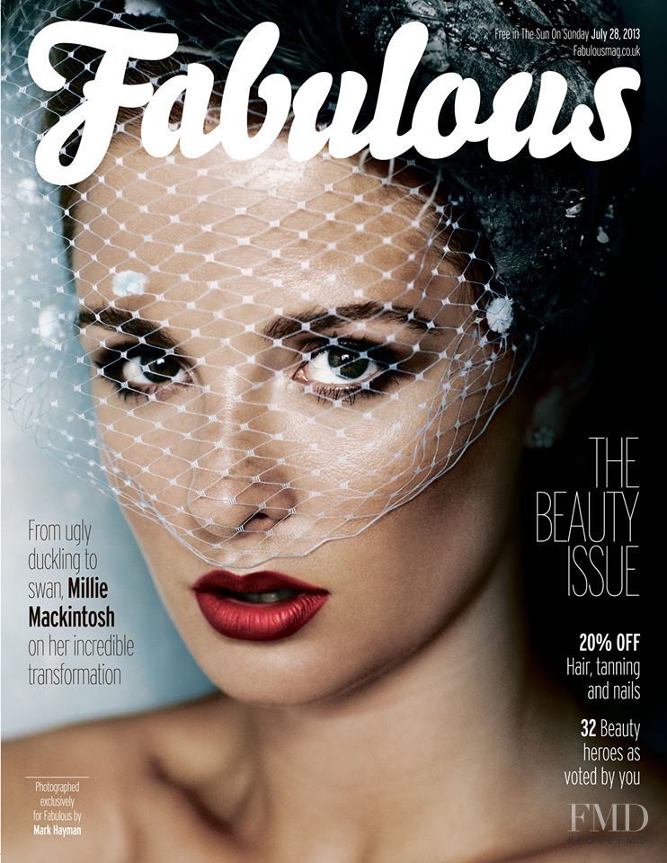 Millie Mackintosh featured on the Fabulous cover from July 2013
