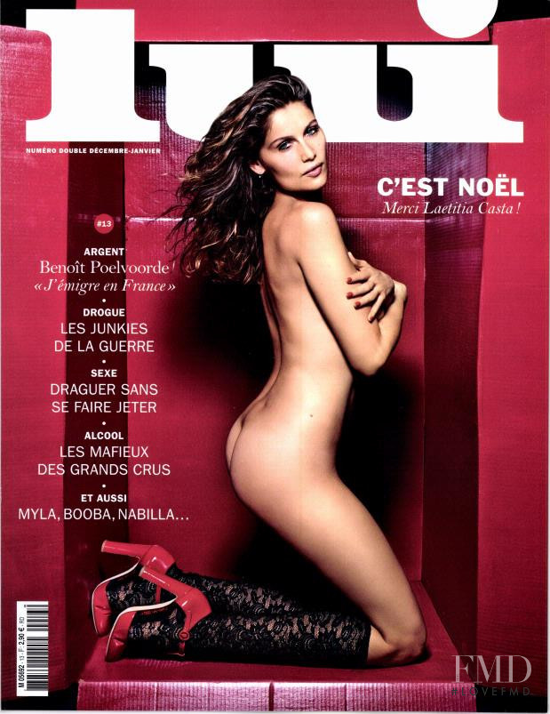Laetitia Casta featured on the Lui France cover from December 2014
