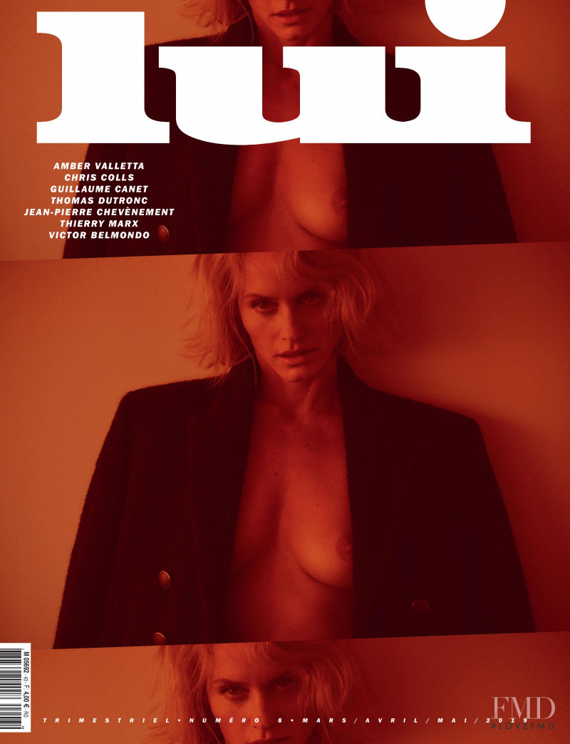 Amber Valletta featured on the Lui France cover from March 2019