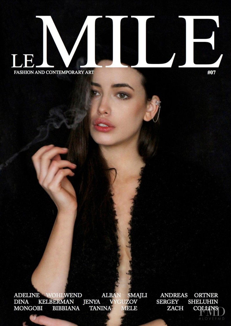 Sarah Stephens featured on the Le Mile Magazine cover from July 2013