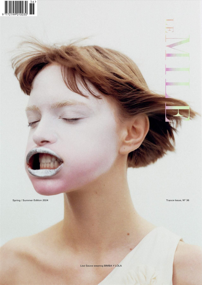 Lise Sauve featured on the Le Mile Magazine cover from March 2024