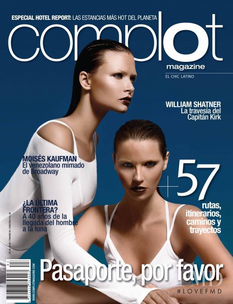 Catherine Gourevitch featured on the Complot Magazine cover from August 2009