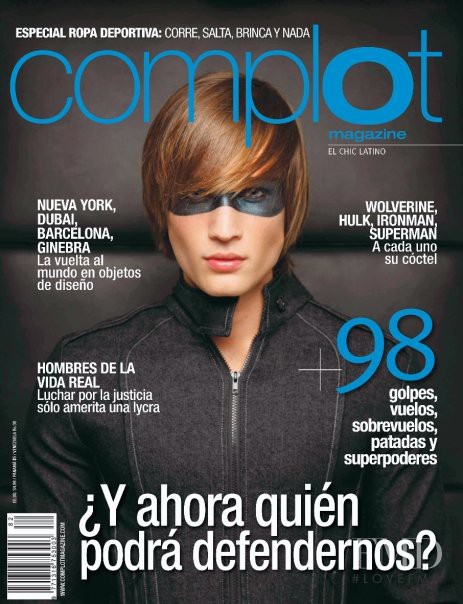 Damian Licheri featured on the Complot Magazine cover from June 2009