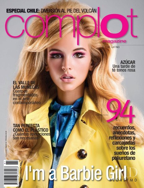 Taylor Kraemer featured on the Complot Magazine cover from May 2009