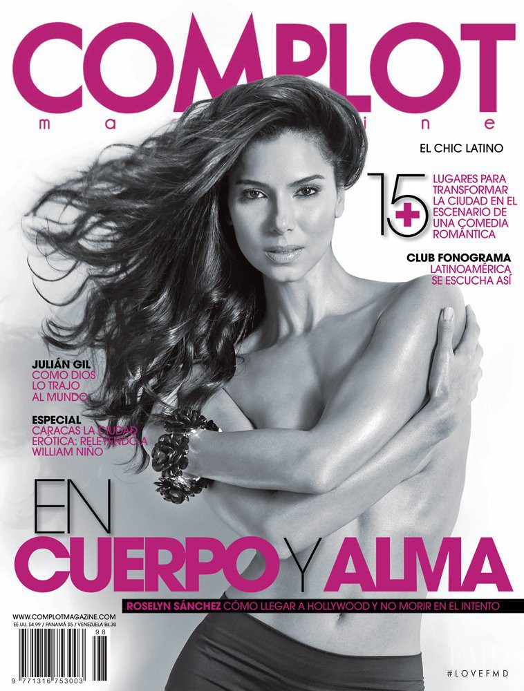 Roselyn Sánchez featured on the Complot Magazine cover from February 2011