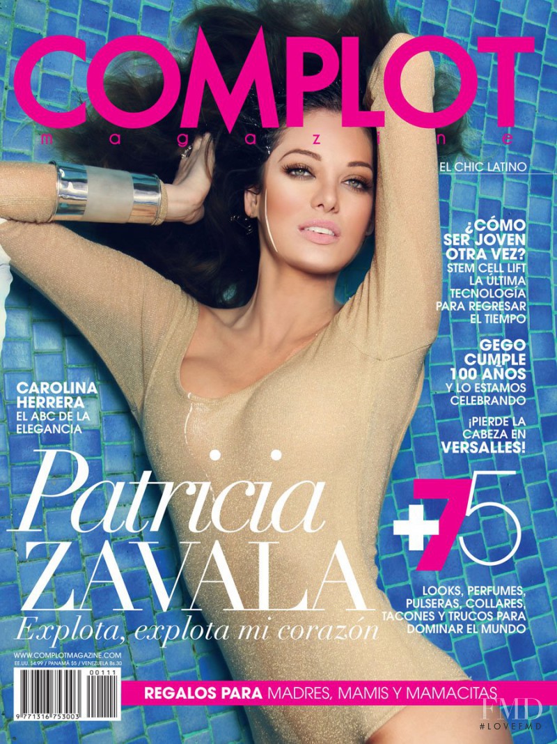 Patricia Zavala featured on the Complot Magazine cover from May 2012