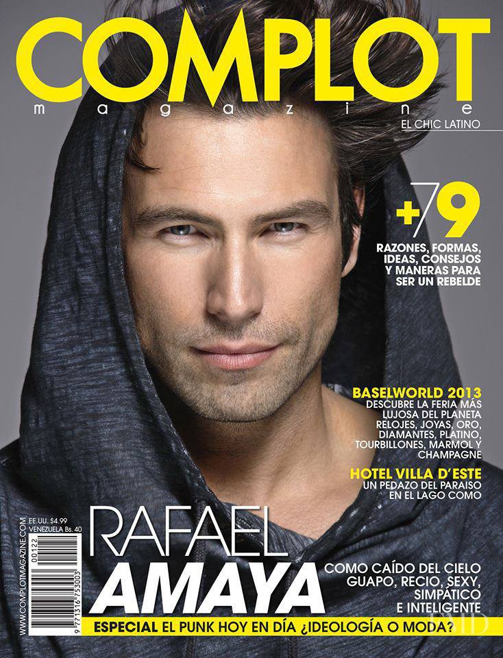 Rafael Amaya featured on the Complot Magazine cover from July 2013